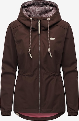 Giacca funzionale 'Dankka' di Ragwear in marrone: frontale