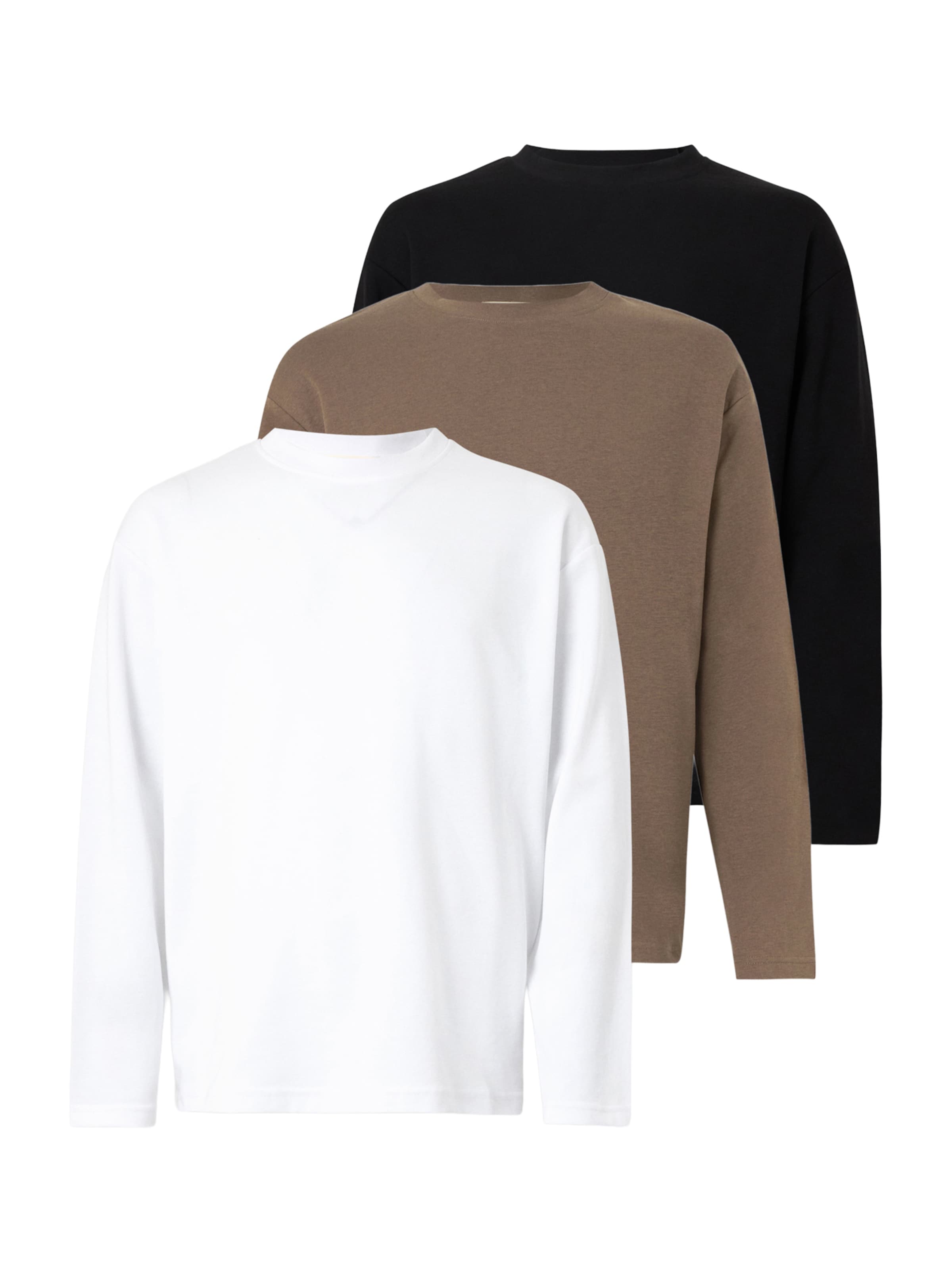 SELECTED - Camiseta 'SLHOSCAR' en marrón: frente