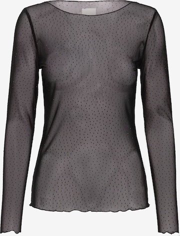 Tricou 'IHNOVIOLA' de la ICHI pe negru: față