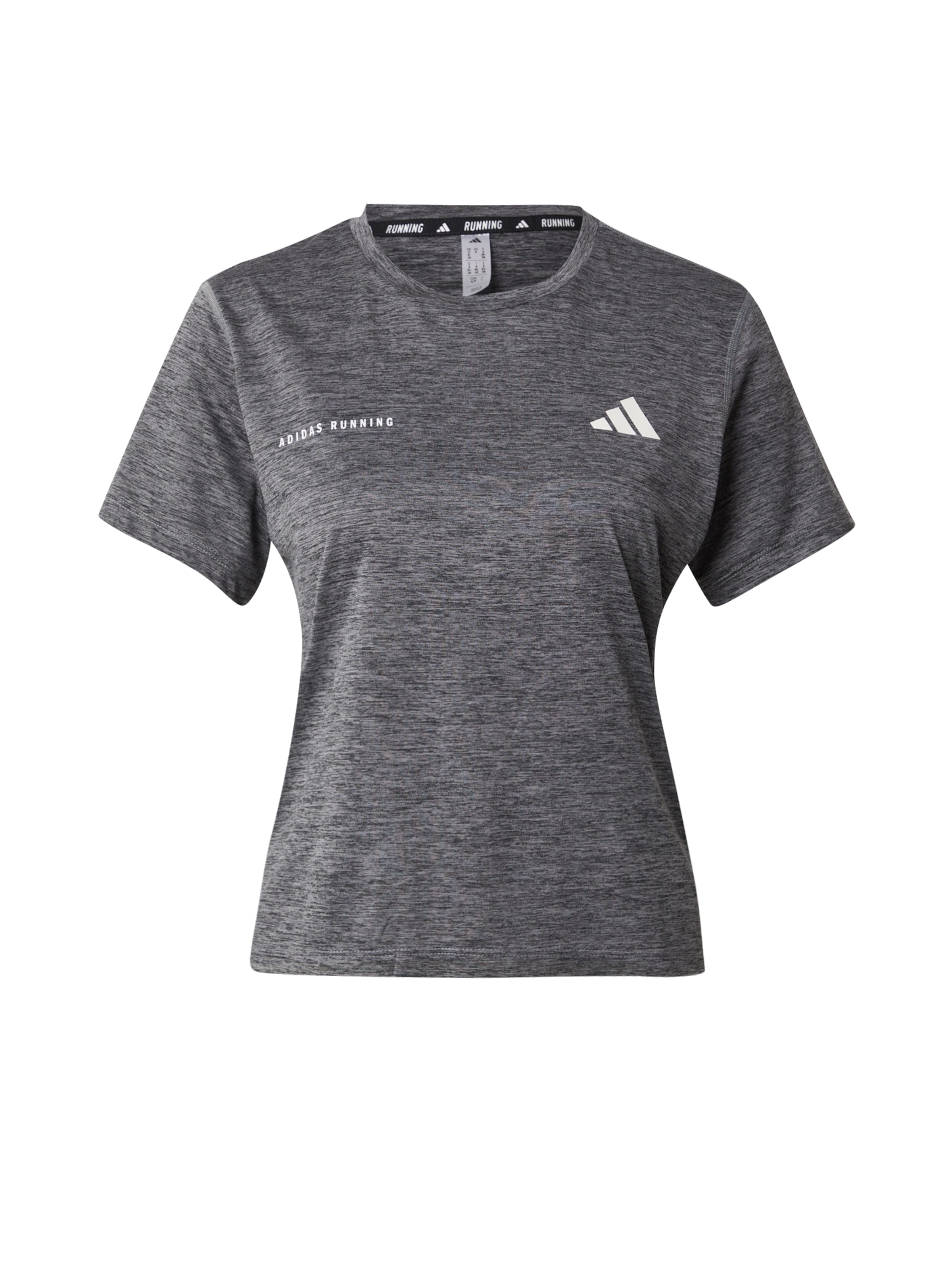 ADIDAS PERFORMANCE T-shirt fonctionnel 'Own The Run' en noir / blanc, Vue avec produit