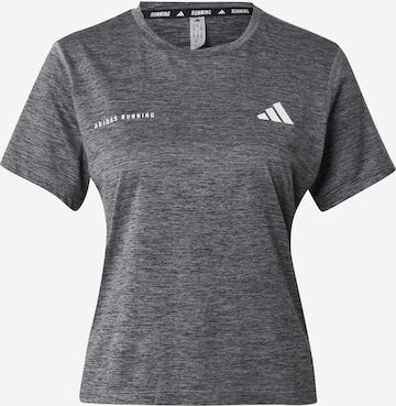 melns ADIDAS PERFORMANCE Sporta krekls 'Own The Run': no priekšpuses