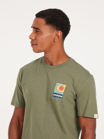PROTEST Shirt 'PRTRUDGE' in Grün