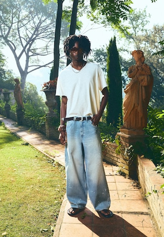 Baggy Jeans di Bershka in blu