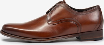Floris van Bommel Lace-Up Shoes 'De Draver 03' in Brown: front