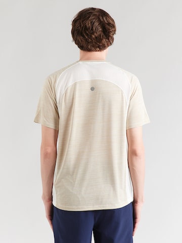 ASICS Λειτουργικό μπλουζάκι 'ROAD' σε μπεζ