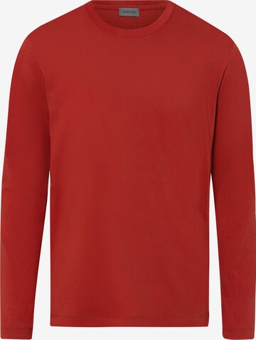 Hanro Shirt in Rood: voorkant