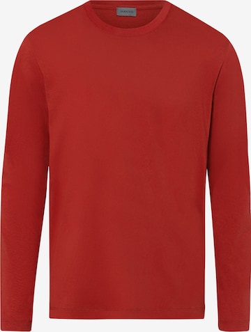 Hanro Shirt in Rood: voorkant