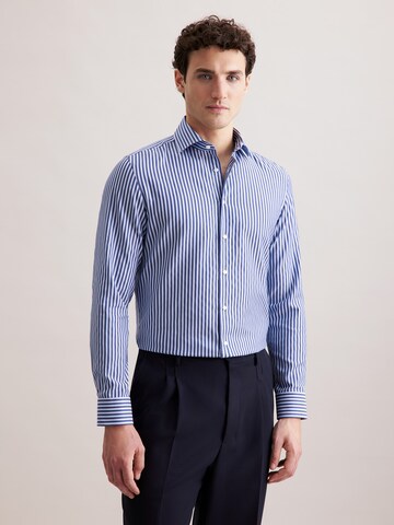 Coupe regular Chemise business SEIDENSTICKER en bleu