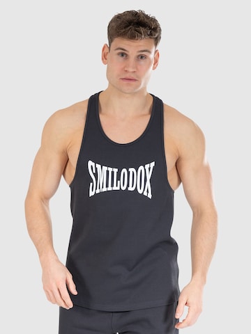 T-Shirt fonctionnel 'Classic Pro' Smilodox en gris : devant