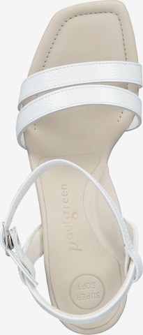 Paul Green Strap Sandals in White