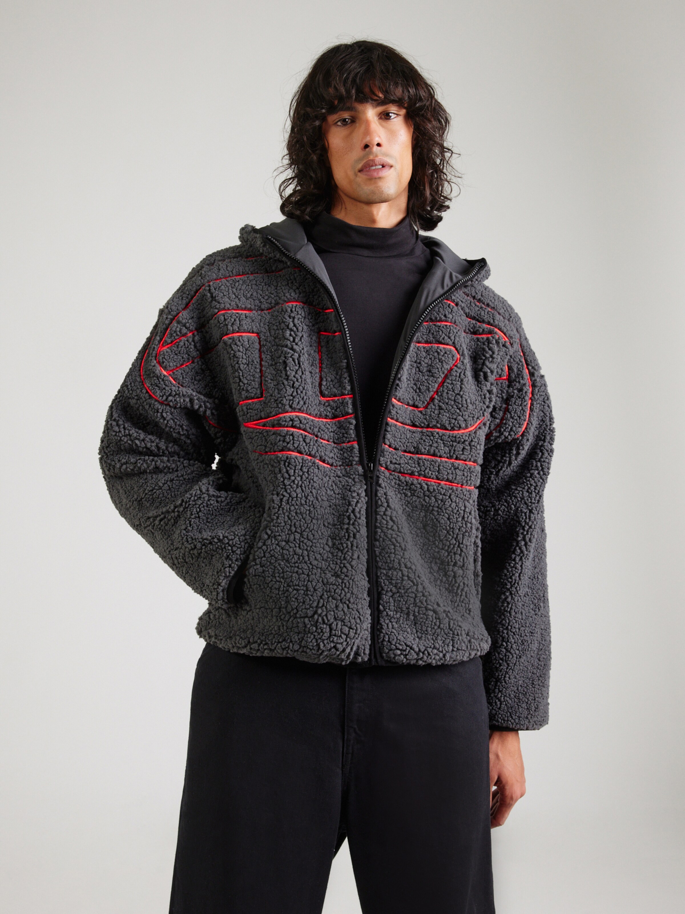 00’s DIESEL gimmick jacket zip opium S $398 NWT DIESEL SzXS G-IOIO-A EMBROIDERED REVERSIBLE SATIN
