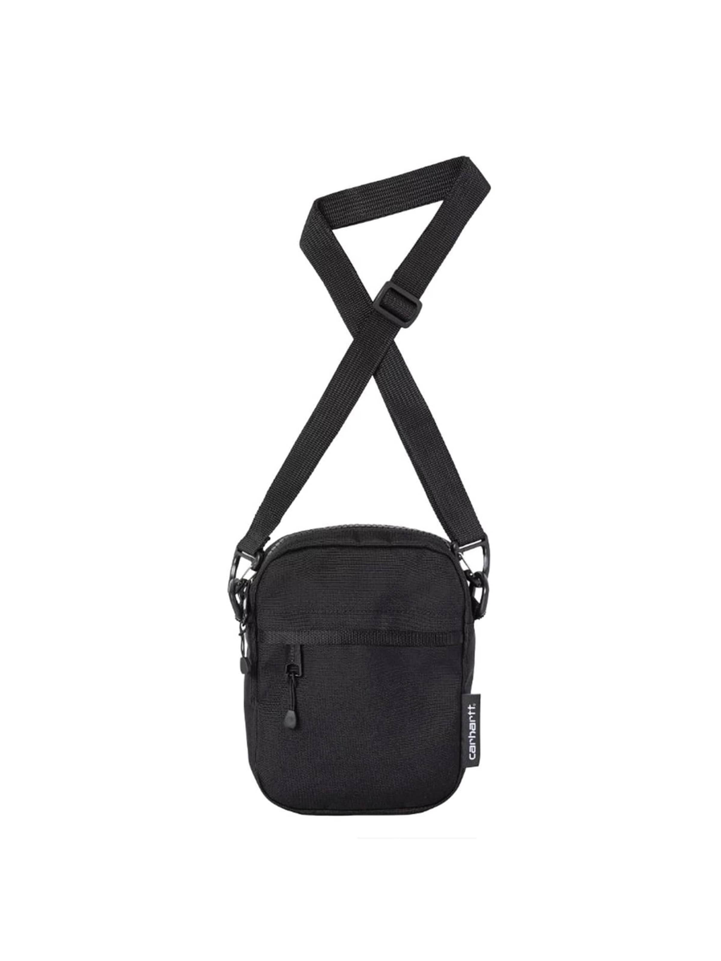 Carhartt WIP Skuldertaske 'Clapton Shoulder Bag Black' i One Size i sort, Produktvisning