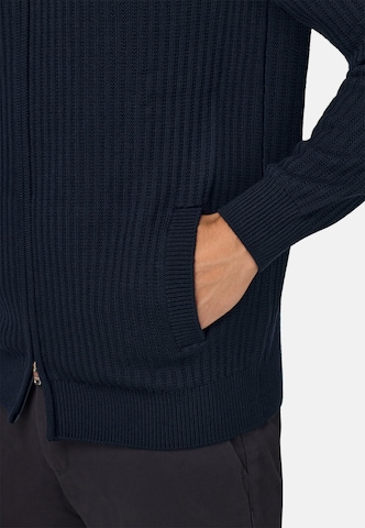 Boggi Milano Knit Cardigan in Blue