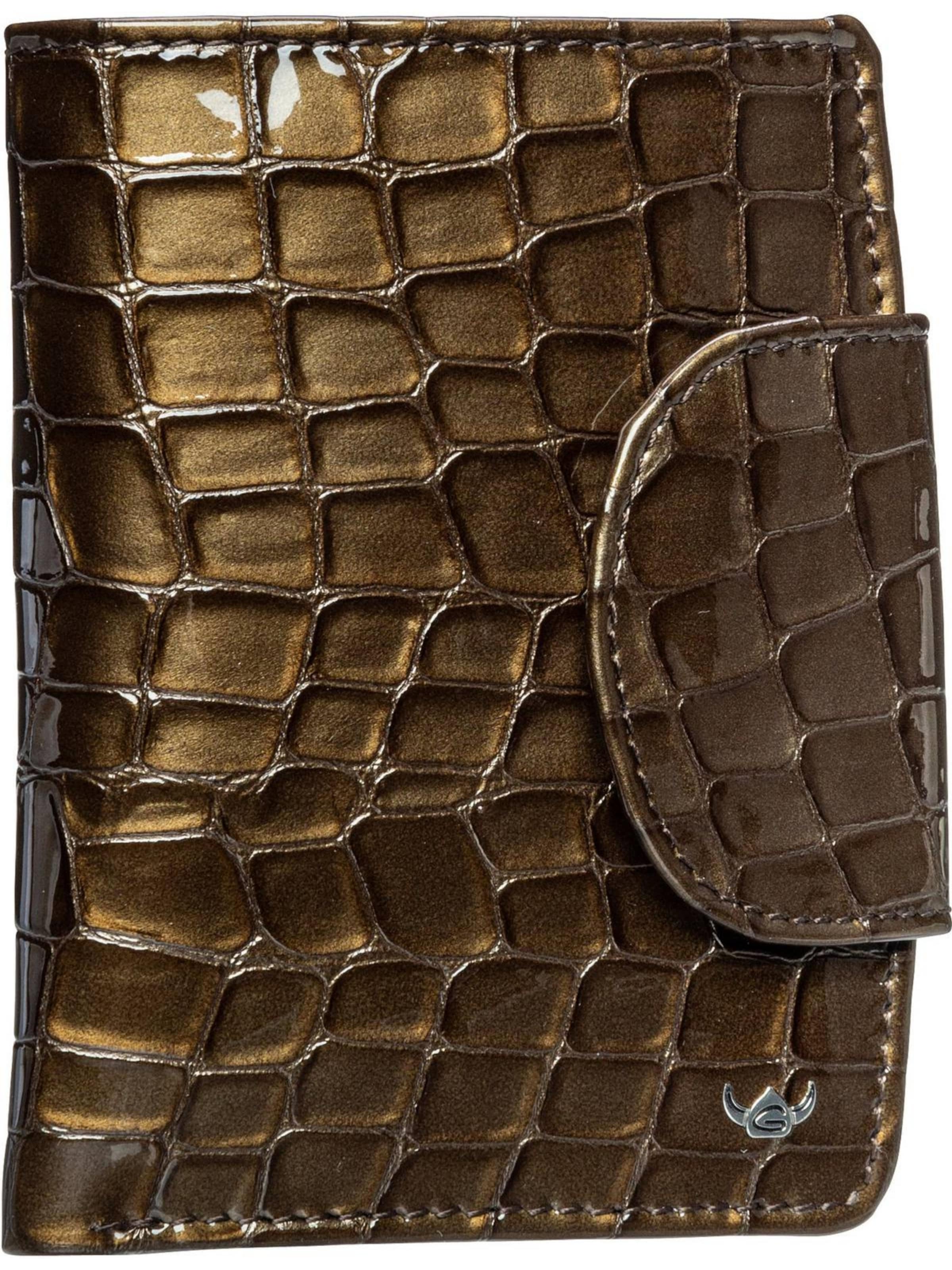 GOLDEN HEAD Wallet 'Cayenne' in Brown: front