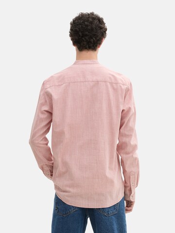 TOM TAILOR DENIM Regular fit Button Up Shirt in Pink