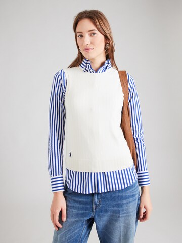 Pull-over Polo Ralph Lauren en beige : devant