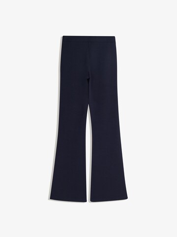 BershkaFlared/zvonoliki kroj Tajice - plava boja