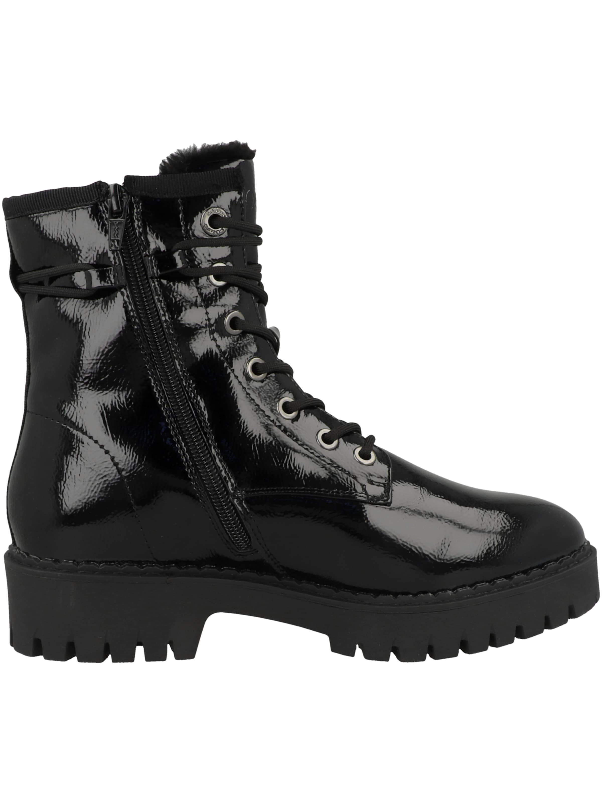 Stivaletto stringato ' 5-26213-41 ' di s.Oliver in nero