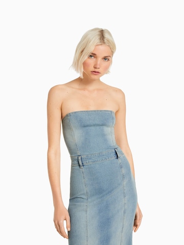 Bershka Dress in Blue: front