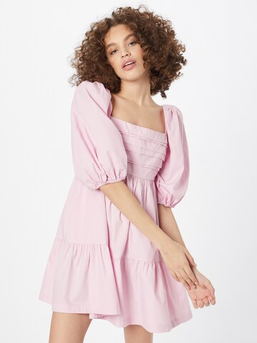 Abercrombie & Fitch Kleid in Pink: predná strana