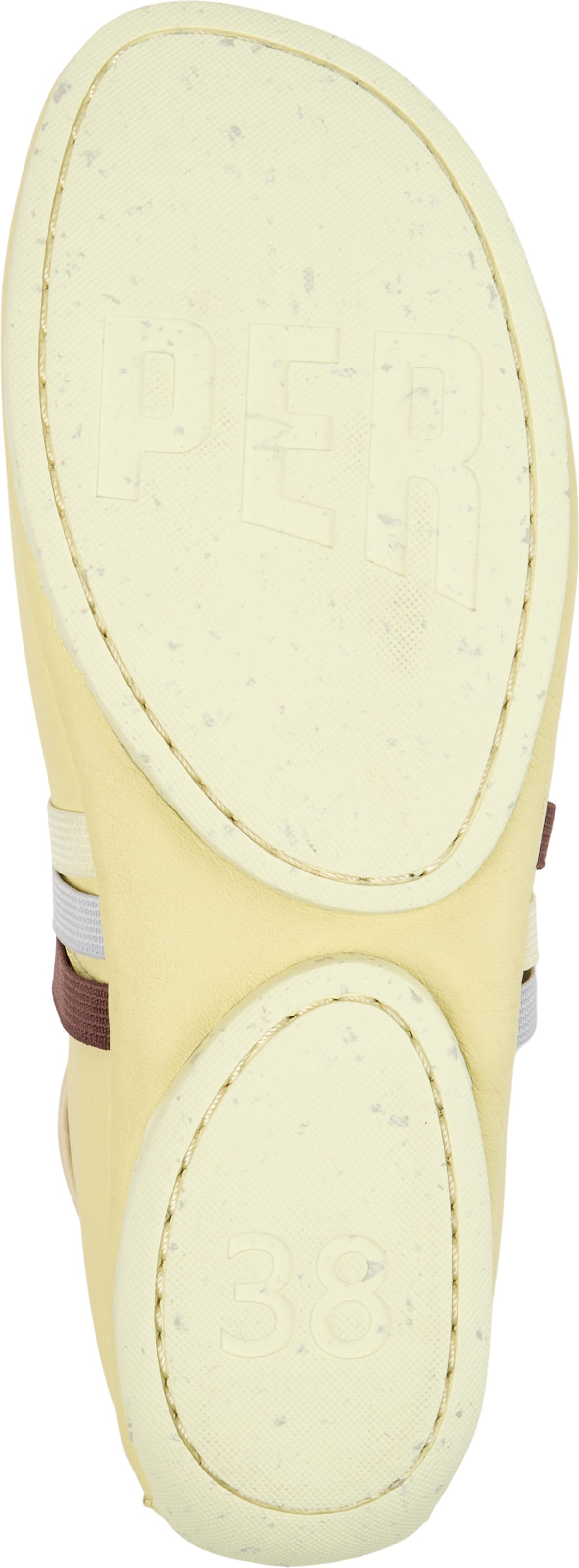 Ballerina con cinturino 'Right Nina' di CAMPER in giallo