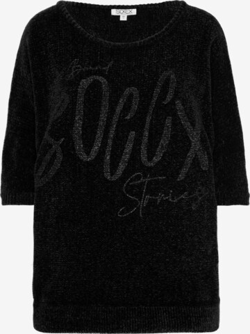 Soccx Sweater in Black: front