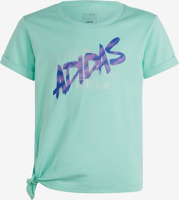 T-Shirt fonctionnel 'Dance' ADIDAS SPORTSWEAR en vert : devant