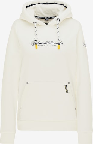 Schmuddelwedda Sweatshirt i hvid: forside