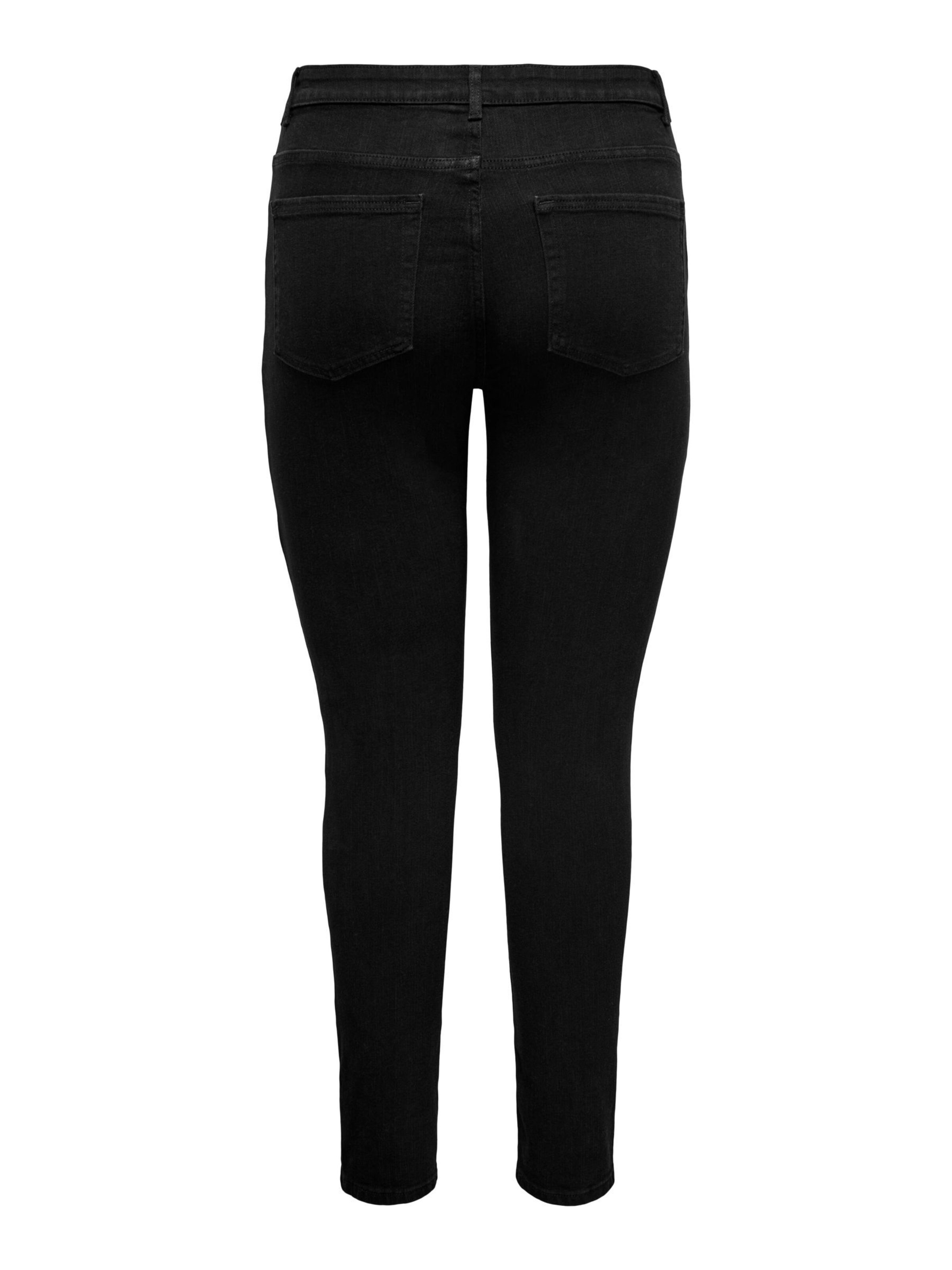 ONLY Carmakoma Skinny Jeans 'CARBilly' i sort