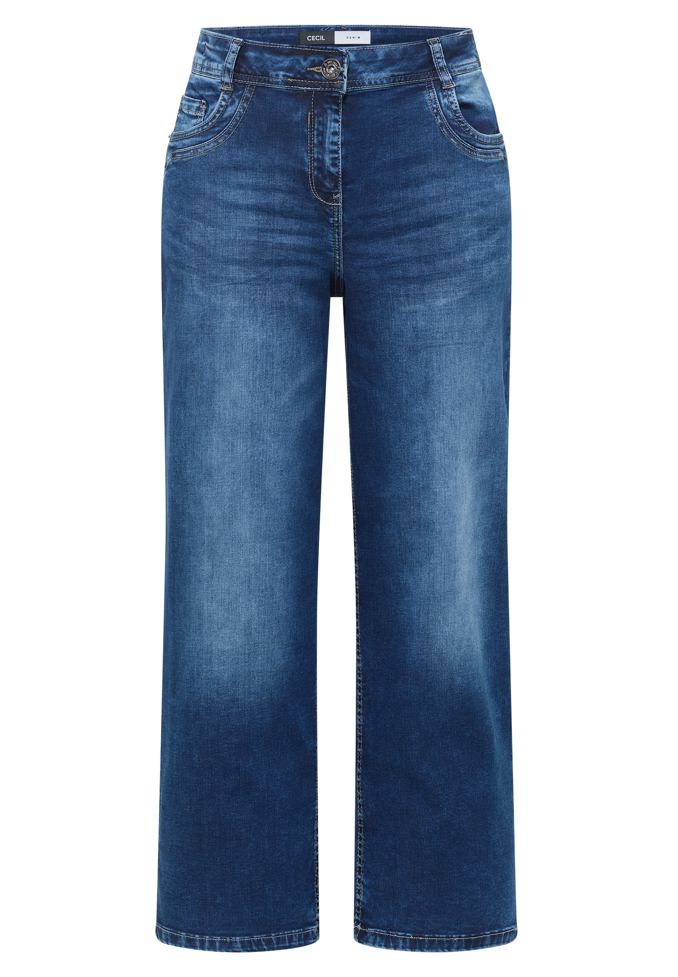 CECIL Regular Jeans in Blau: Vorderseite