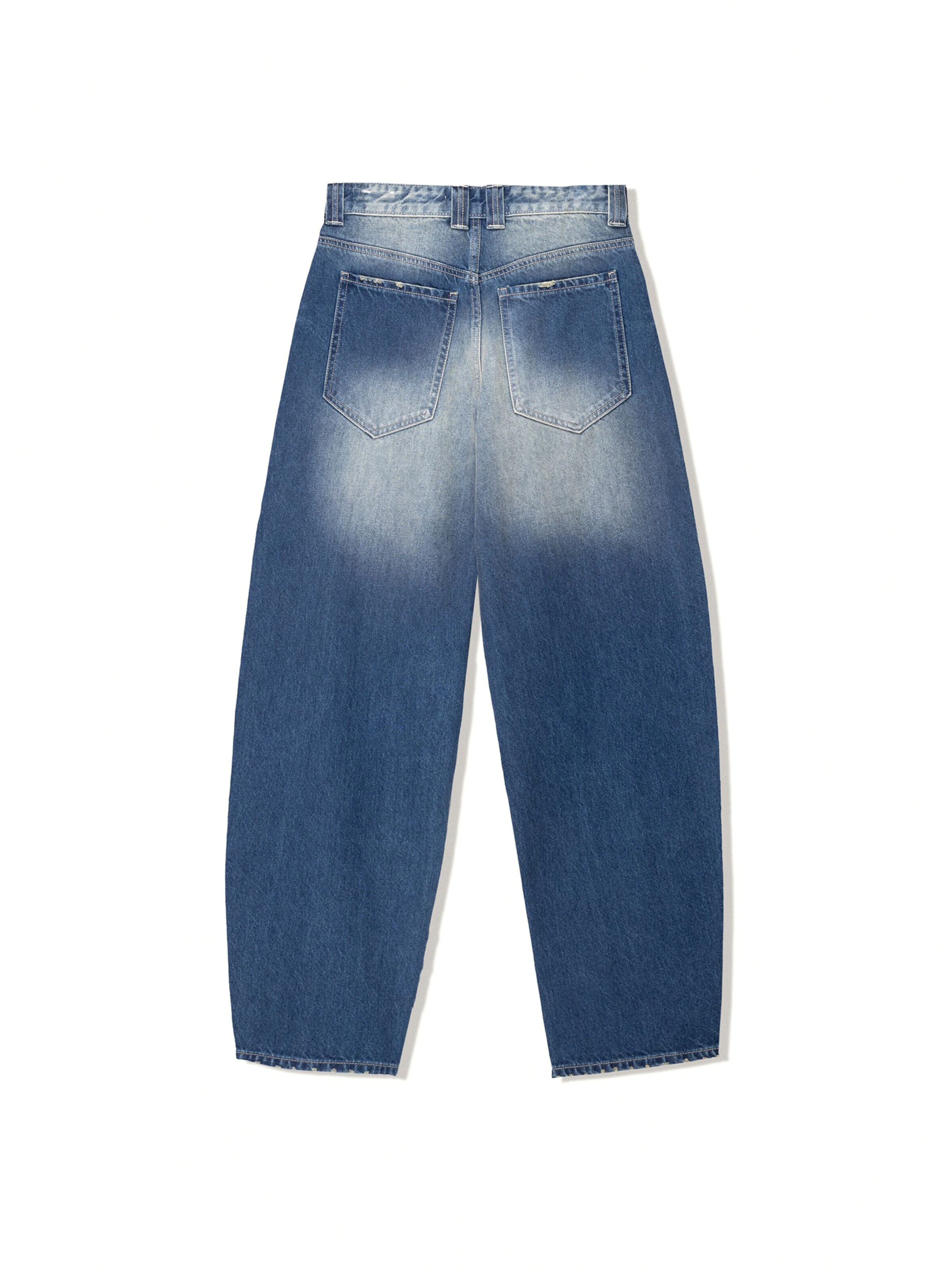 Baggy Jean Bershka en bleu