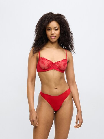 T-shirt Reggiseno 'Senna Lina' di Lindex in rosso