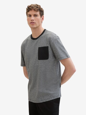 TOM TAILOR DENIM T-Shirt in Schwarz