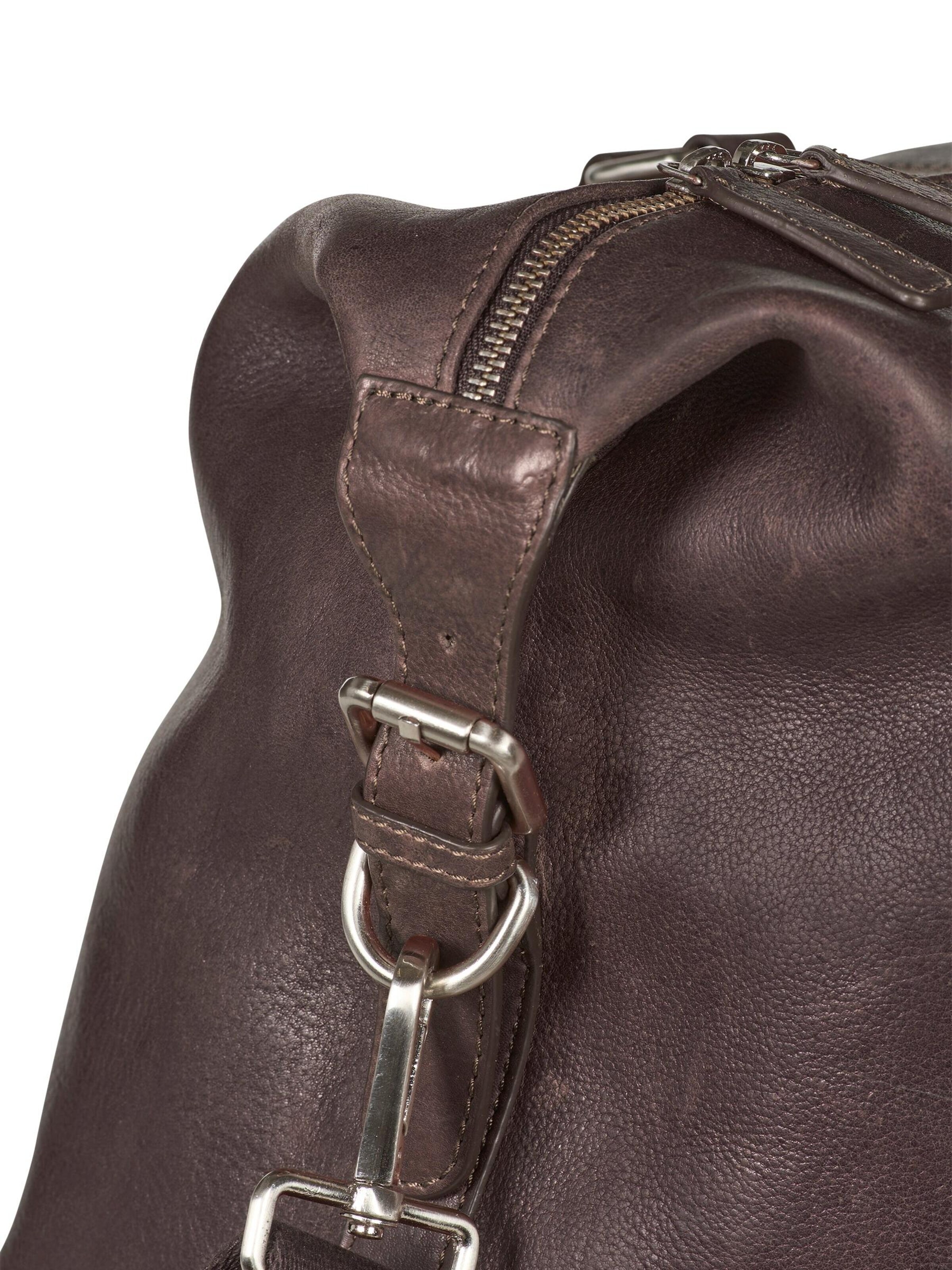 Howard London - Bolsa de fin de semana 'Weekend Bag Jacob Dark Brown' en marrón