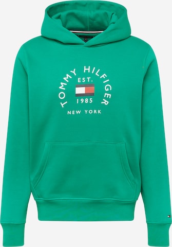 TOMMY HILFIGER - Sweatshirt em verde: frente