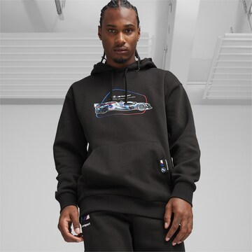 PUMA Sweatshirt 'BMW M Motorsport' in Zwart