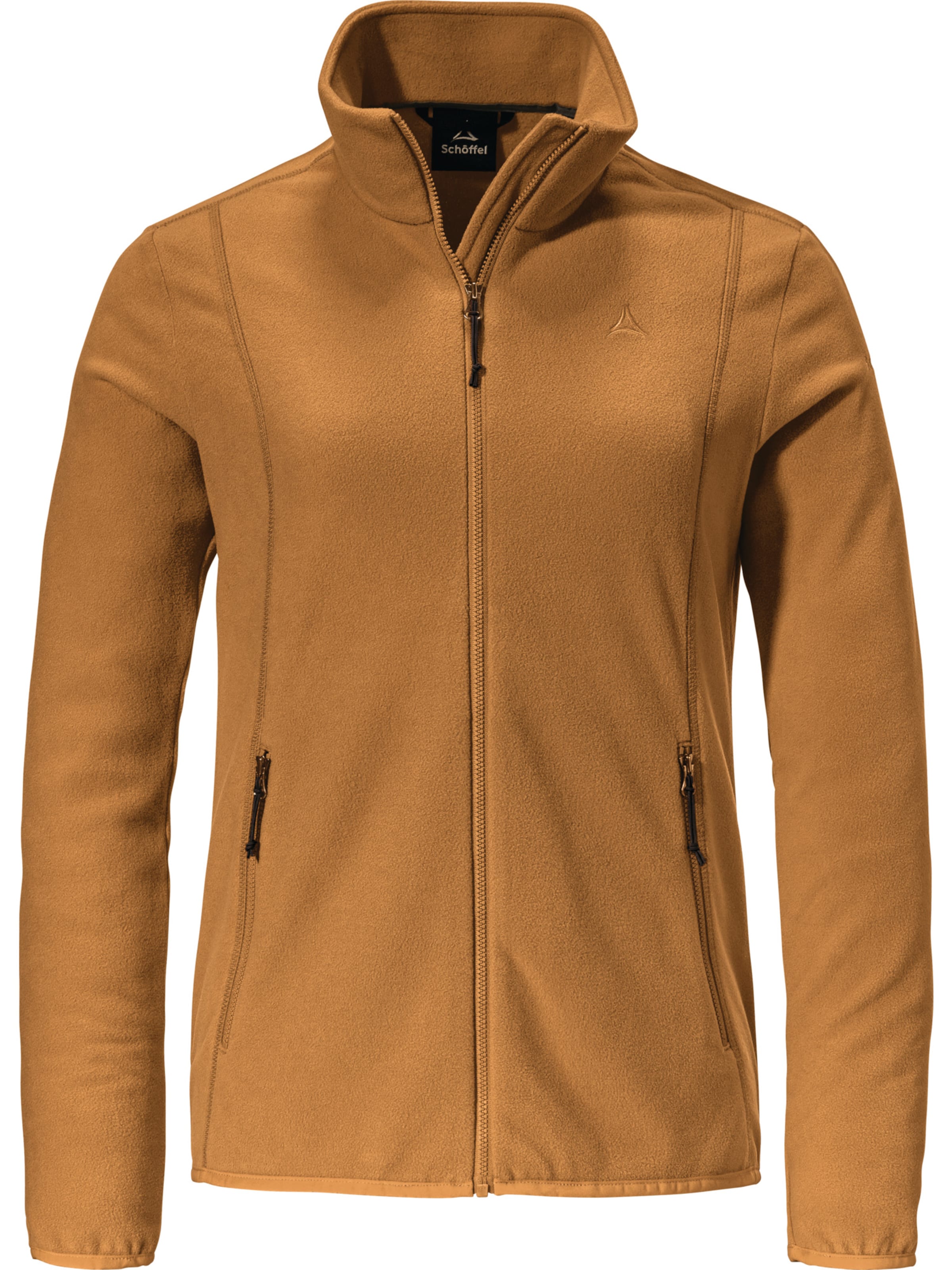 Veste en polaire fonctionnelle Schöffel en marron : devant
