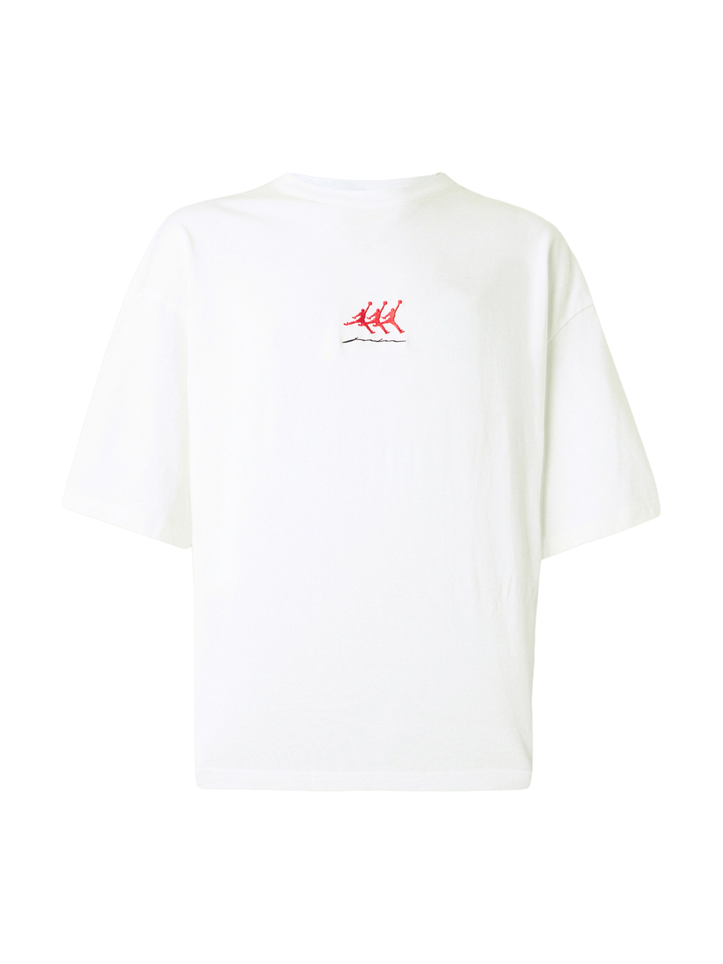 Jordan T-Shirt in Weiß: Vorderseite