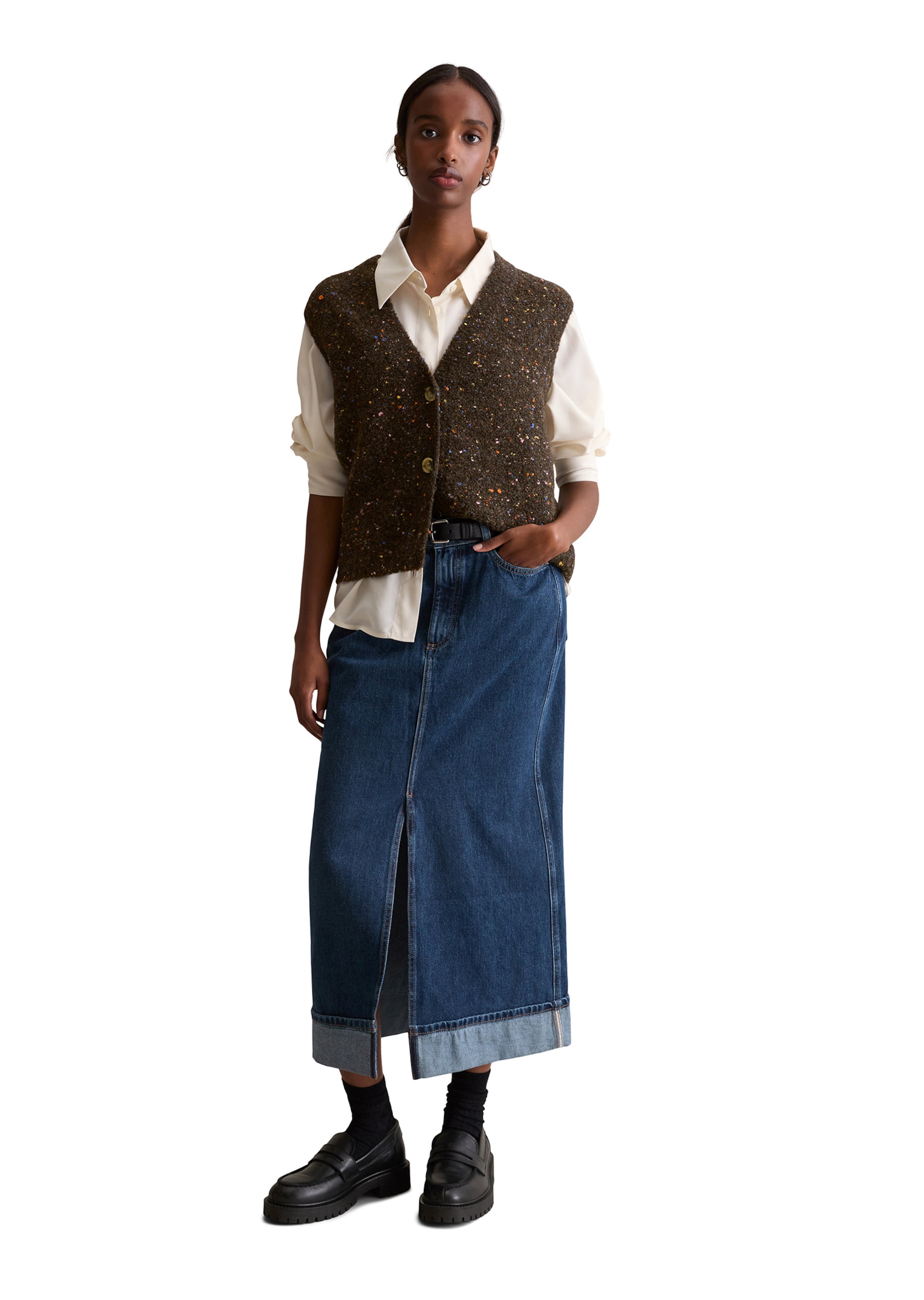 Cardigan Marc O'Polo DENIM en marron