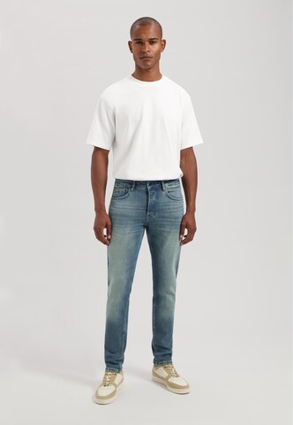 Coupe slim Jean 'Mr. E' Dstrezzed en bleu
