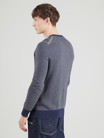 La Martina - Jersey en azul: atrás