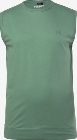 Men Plus Undershirt in Green: front