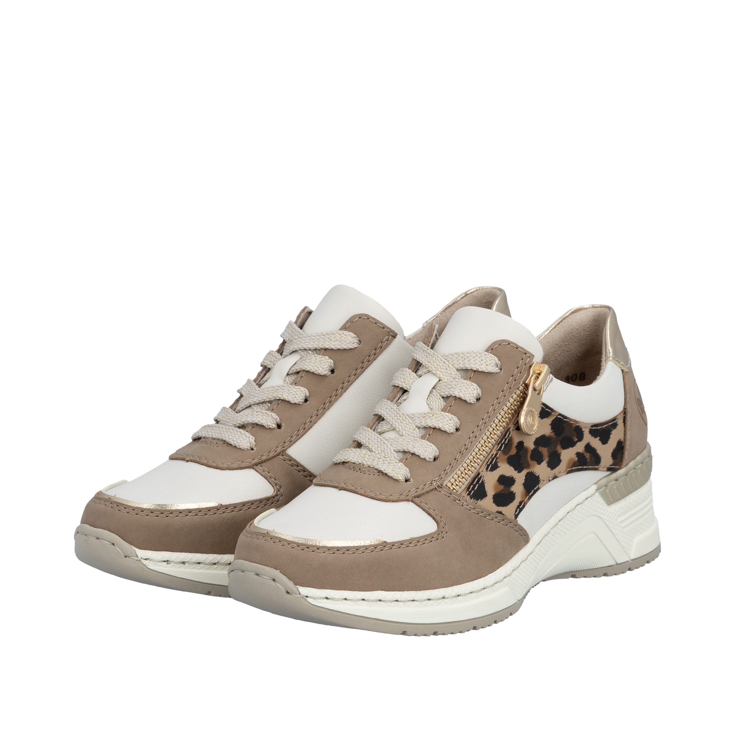 Baskets basses Rieker en beige