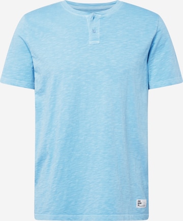 QS Shirt in Blauw: voorkant