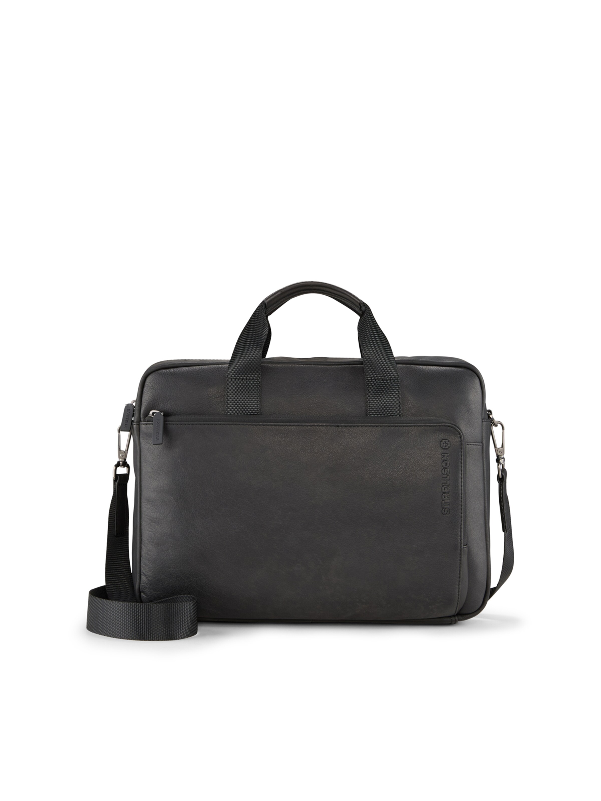 STRELLSON Laptop bag 'Clapton Charles' in Black: front