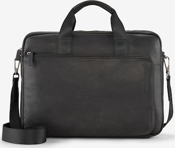 STRELLSON Aktentas 'Clapton Charles' in Zwart: voorkant