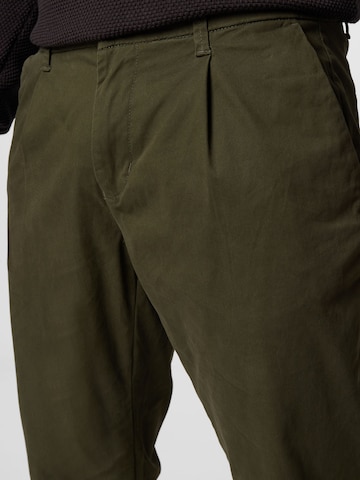 Slimfit Pantaloni con pieghe 'Cam' di Only & Sons in verde