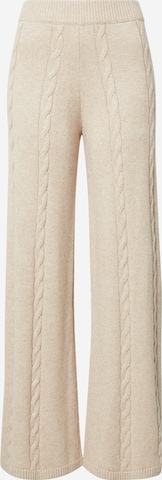 florence by mills exclusive for ABOUT YOU Wide leg Trousers 'Rosa' in Beige: front