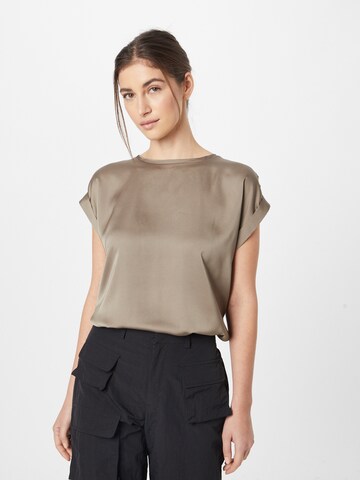 VILA Shirt 'ELLETTE' in Brown: front