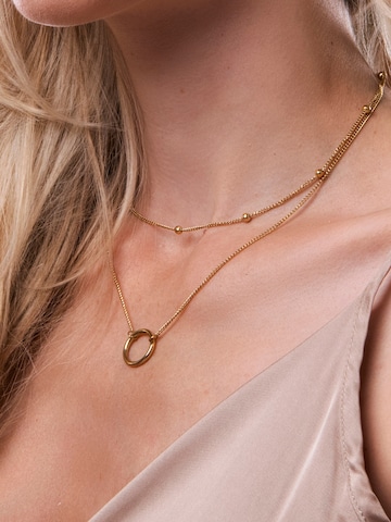 Amberz Ketting 'Livia' in Goud